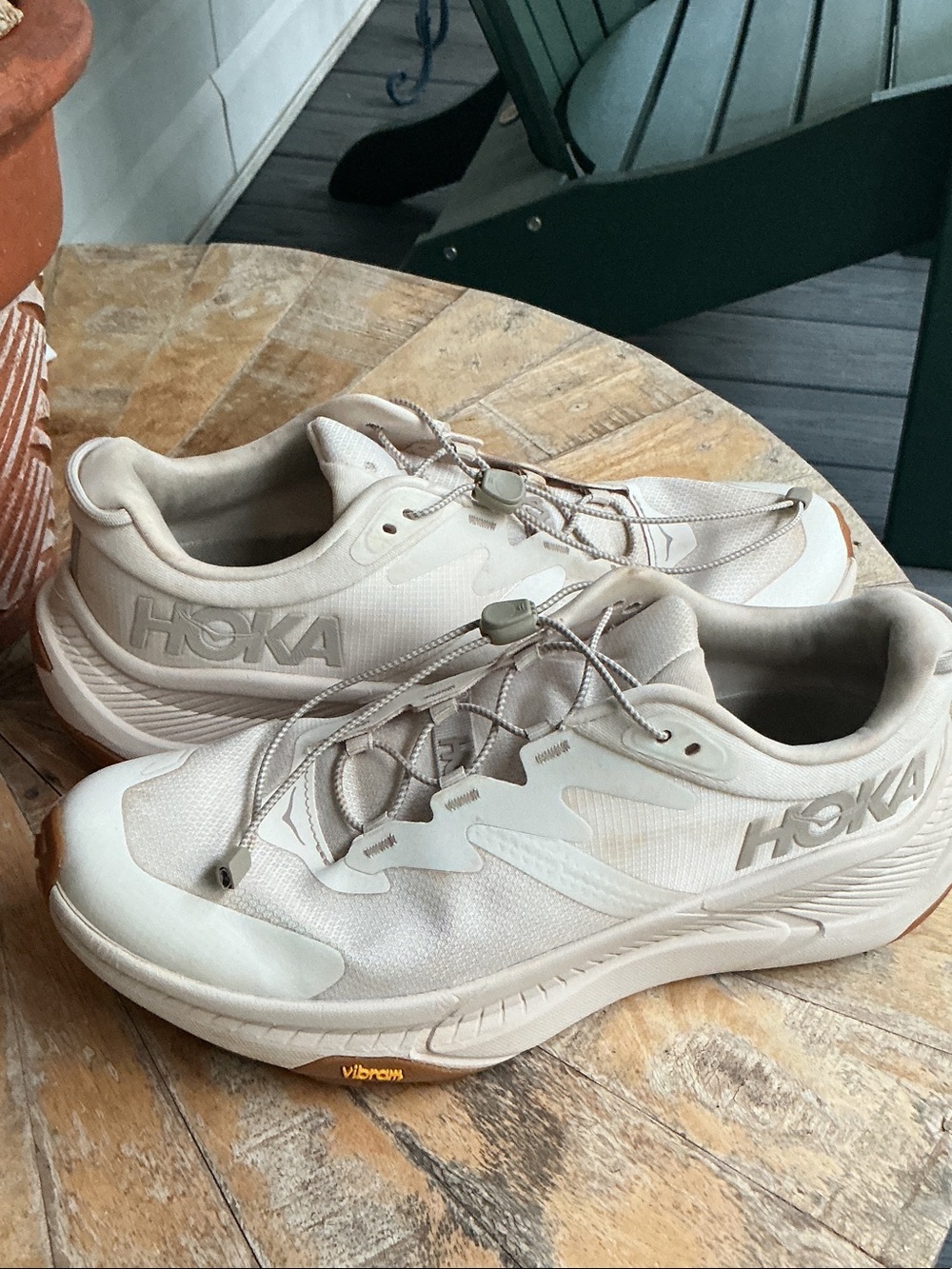 Hoka ONE ONE WOMENS Neutral Running Shoes SIZE 10- Sand/Tan